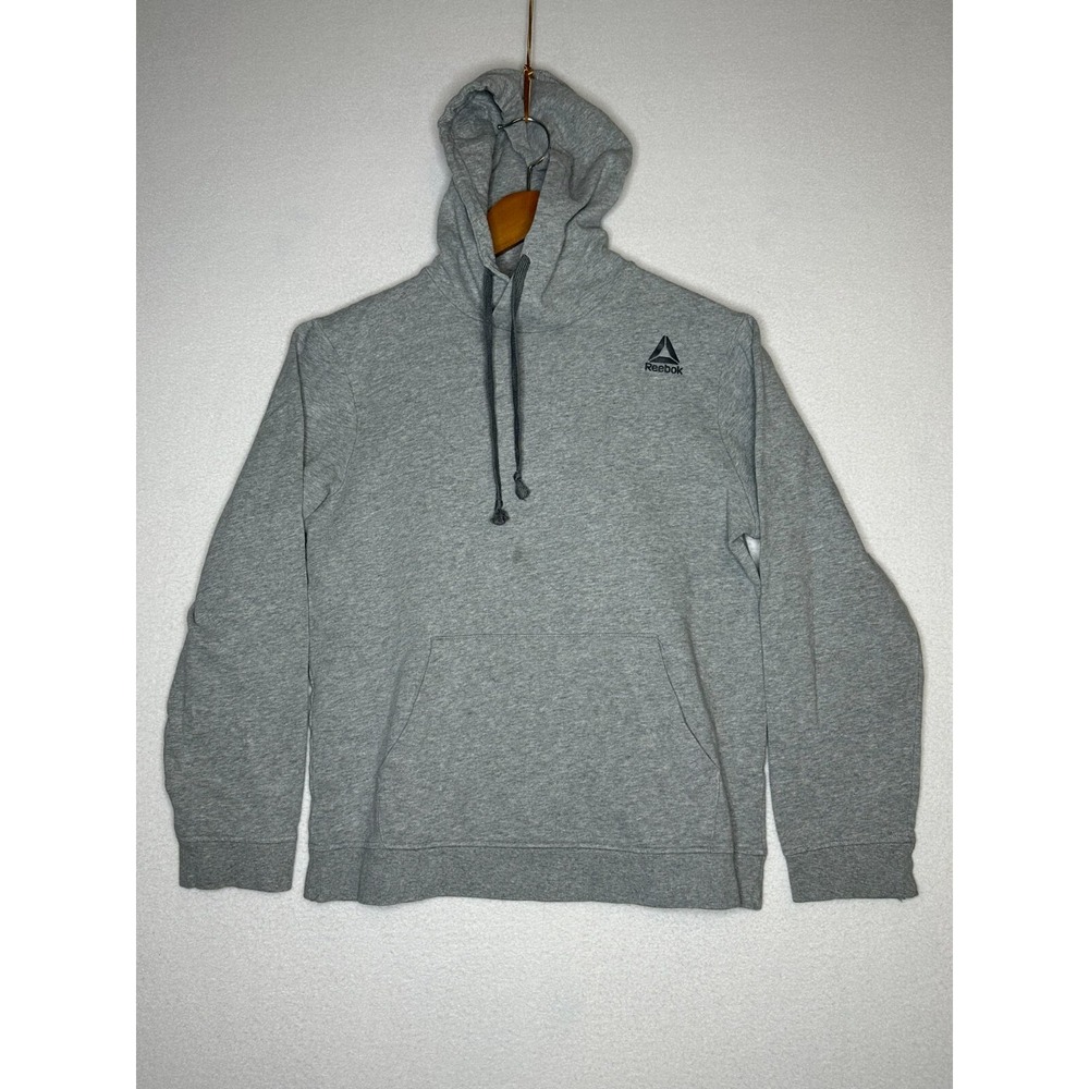 Reebok Mens Pullover Hoodie Grey Size Small RN 104141